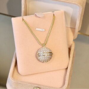 Secret Possessions Gold Necklace with Silver Pendant